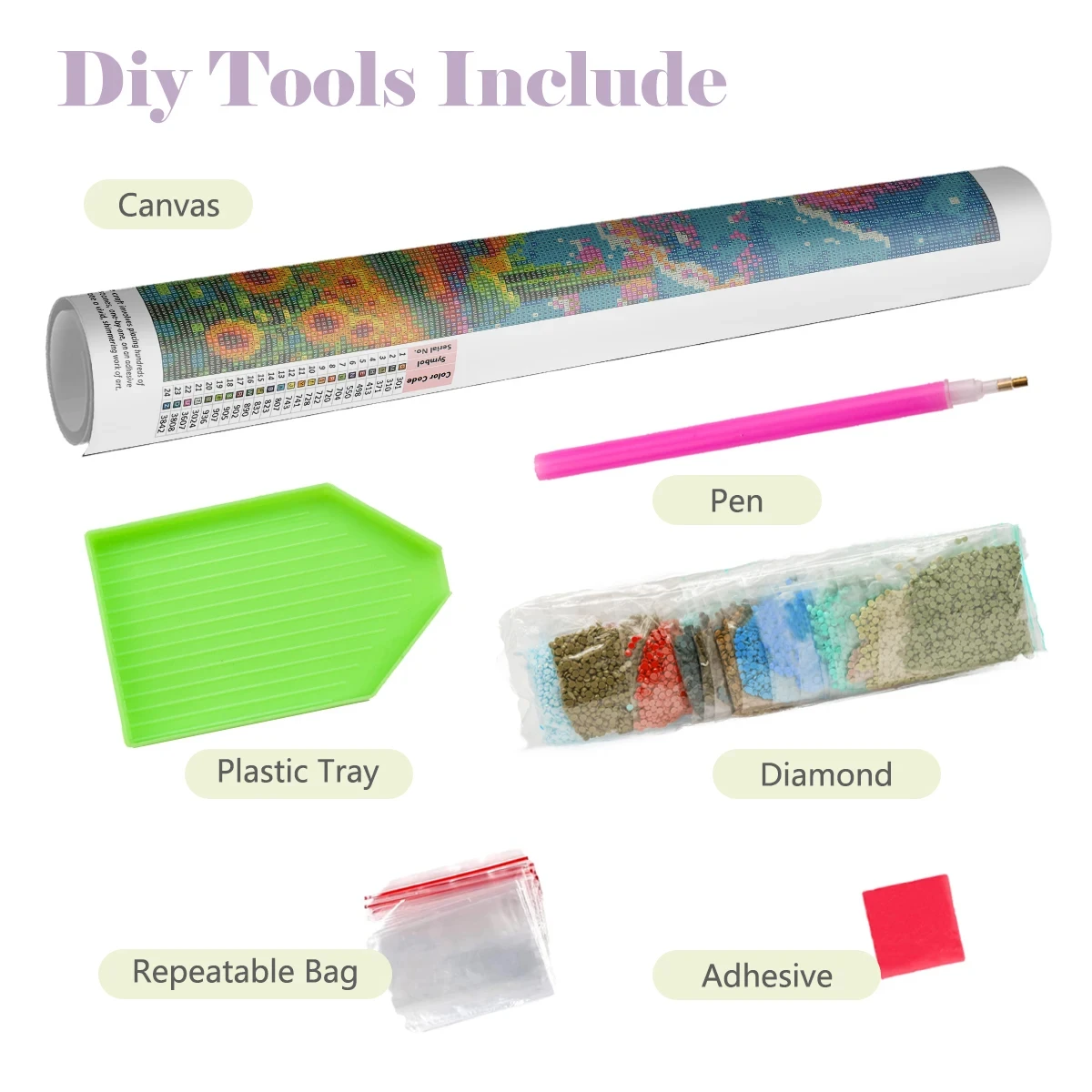 Kit Lukisan Berlian 5D DIY, Ga - Art Craft Village ulasan dan harga