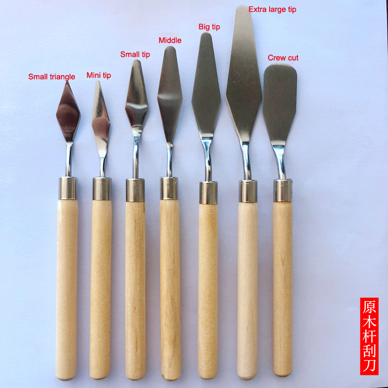 ★ ▲ 7 Buah/Set Pisau Lukisan M - Painting Knife Palette ulasan dan harga