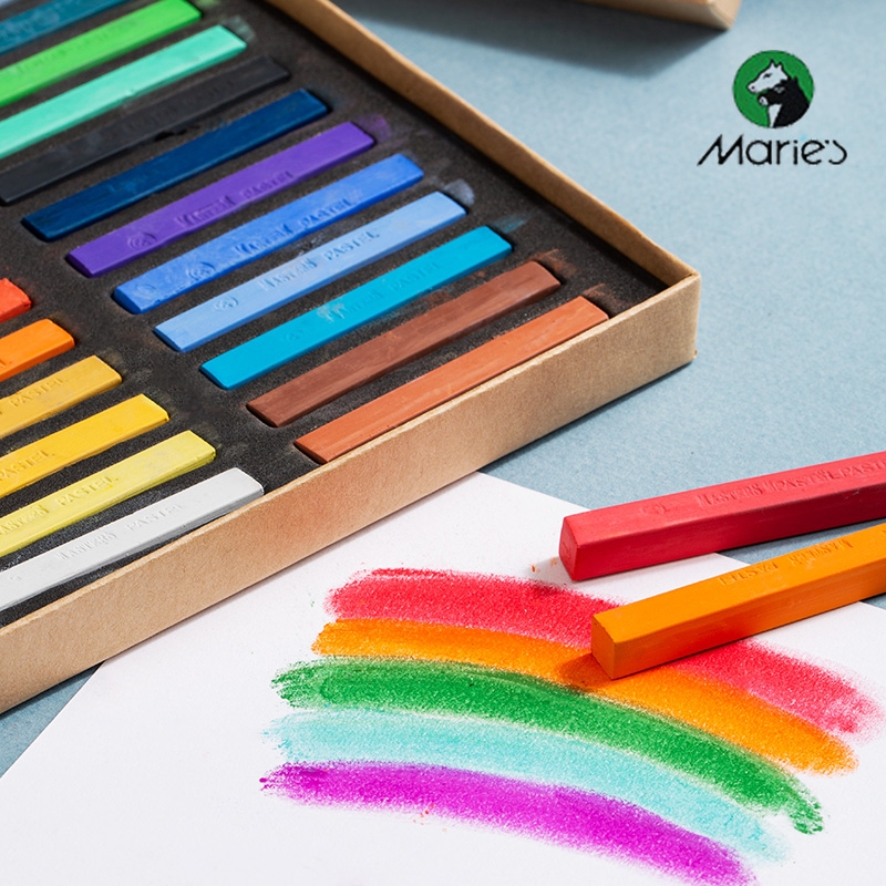 12/24/36/48 Warna Maries Perse - Chalk Pastel Set ulasan dan harga