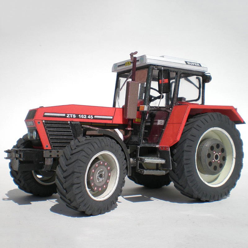 Zetor 162 45 Traktor 1:32 Seni - Art Craft With Cardboard ulasan dan harga