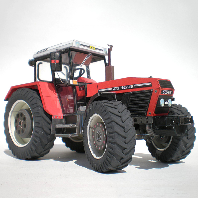 Zetor 162 45 Traktor 1:32 Seni - Art Craft With Cardboard ulasan dan harga