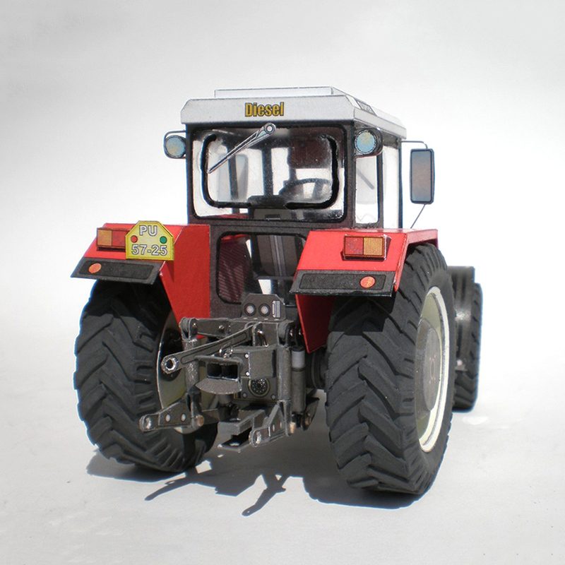 Zetor 162 45 Traktor 1:32 Seni - Art Craft With Cardboard ulasan dan harga