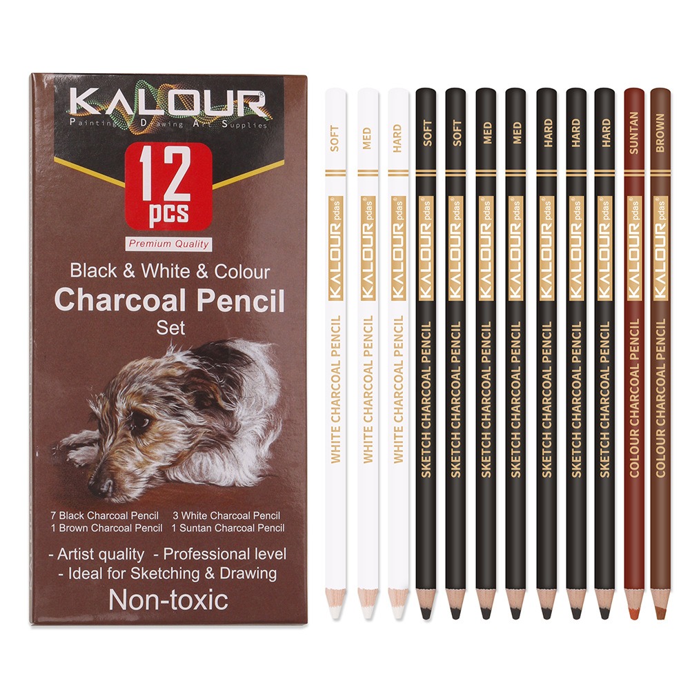 Set pensil arang warna KALOUR, - Chalk Pastel Set ulasan dan harga