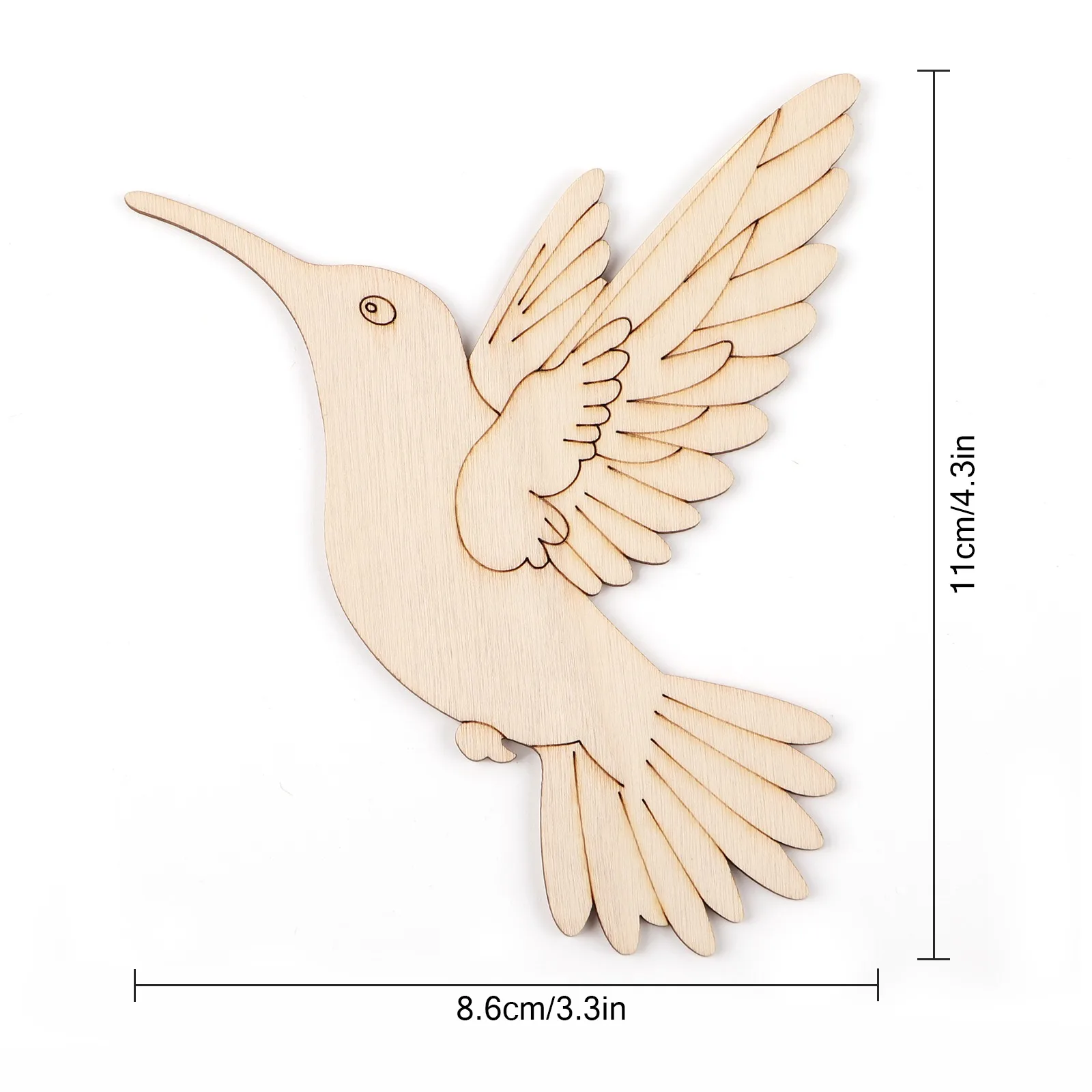 10 Buah Potongan Burung Hewan  - Art Craft Wood ulasan dan harga