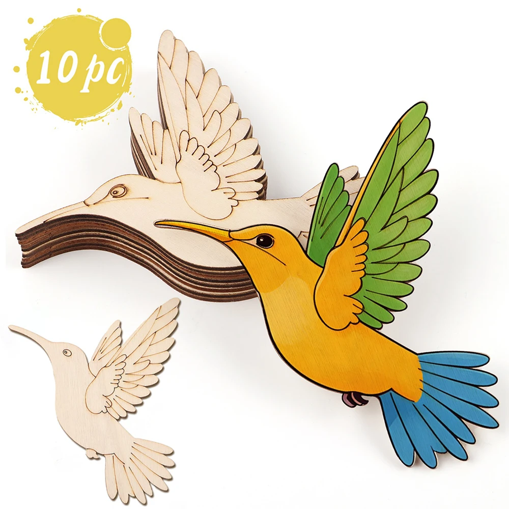 10 Buah Potongan Burung Hewan  - Art Craft Wood ulasan dan harga