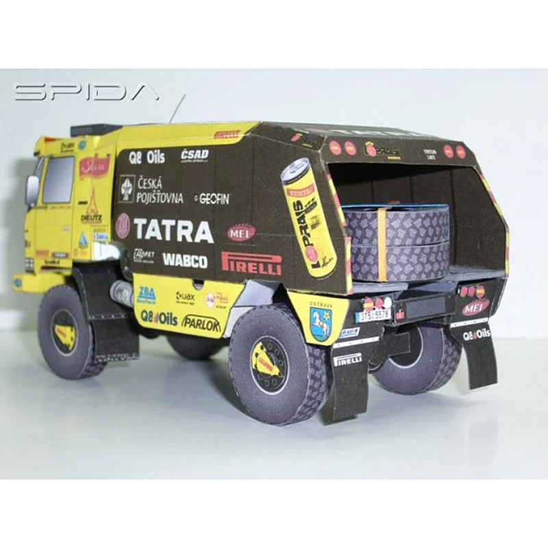 Tatra 815 2008 truk 1:53 Dakar - Art Craft With Cardboard ulasan dan harga