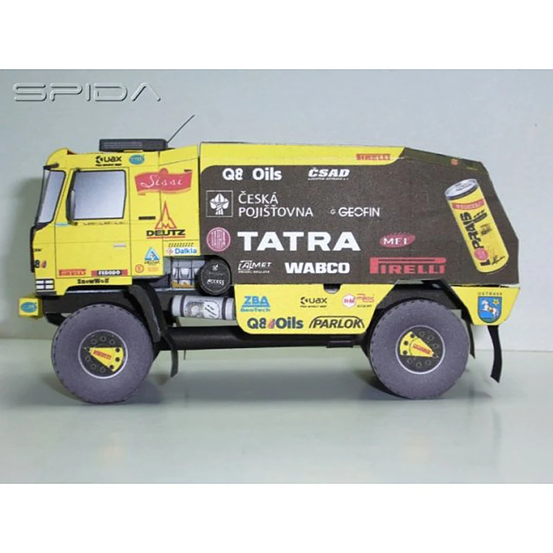 Tatra 815 2008 truk 1:53 Dakar - Art Craft With Cardboard ulasan dan harga