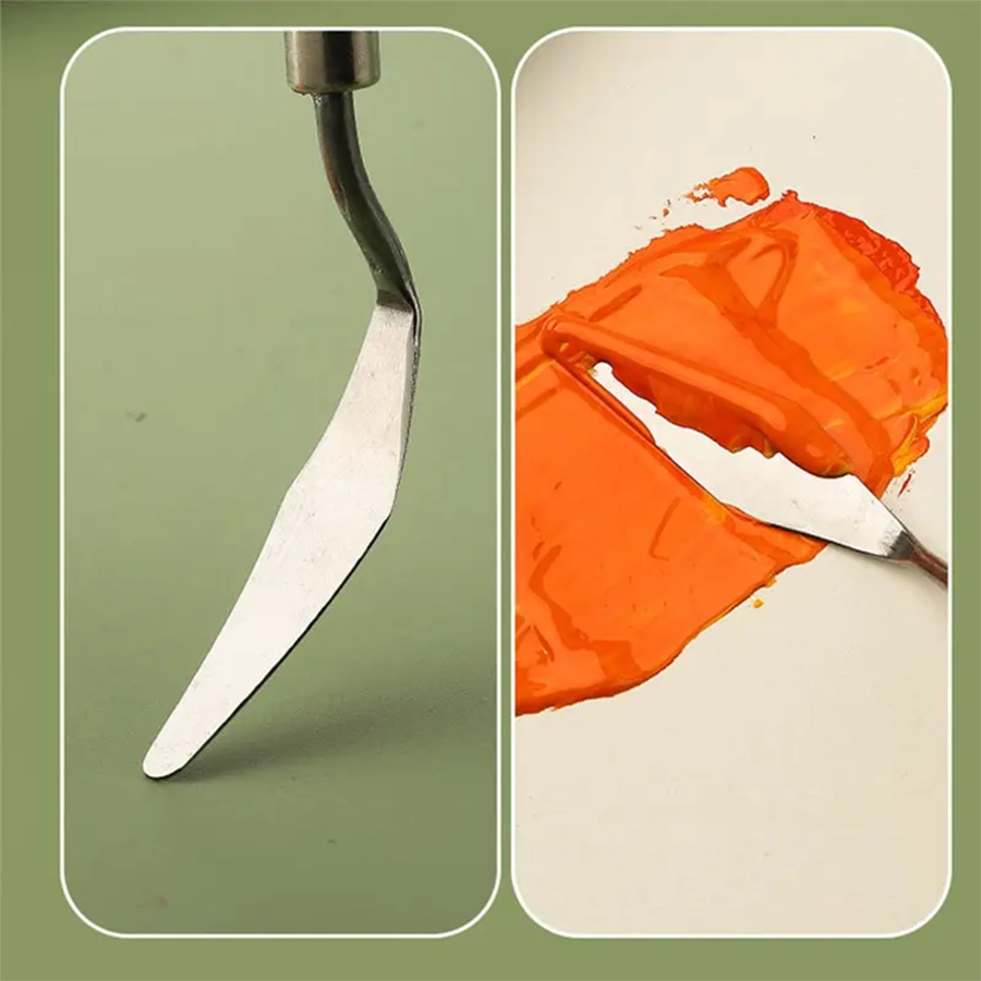 7/14 Buah Set Pisau Lukis Miny - Painting Knife Palette ulasan dan harga