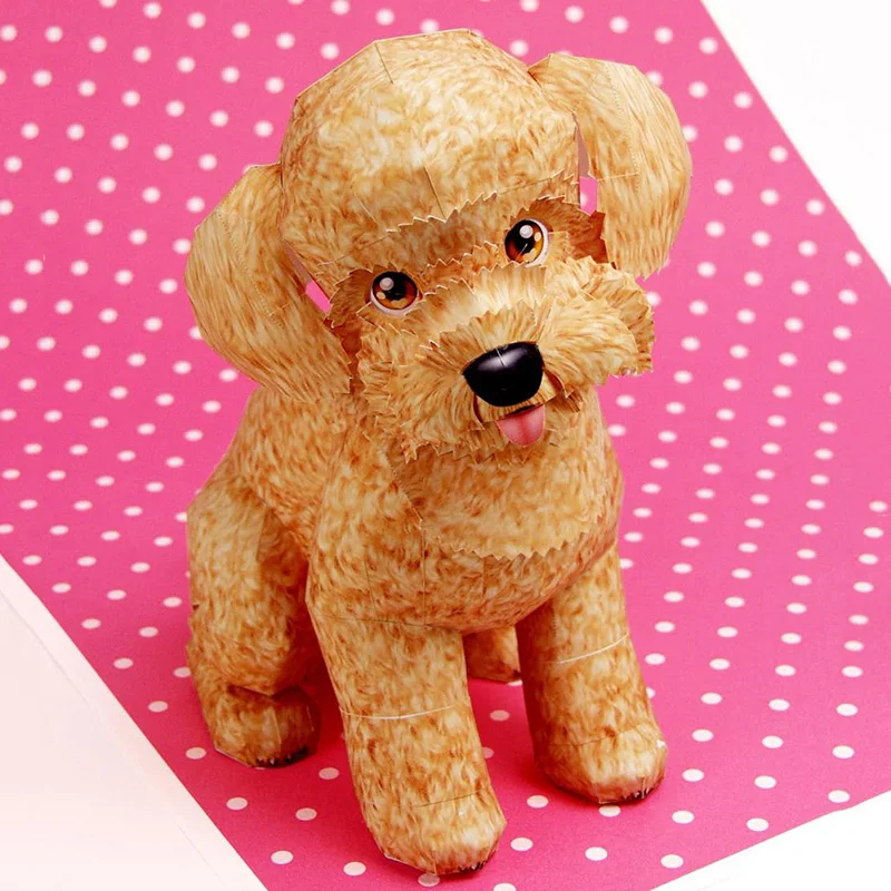 Mainan pudel anjing lipat Orig - Art Craft With Cardboard ulasan dan harga