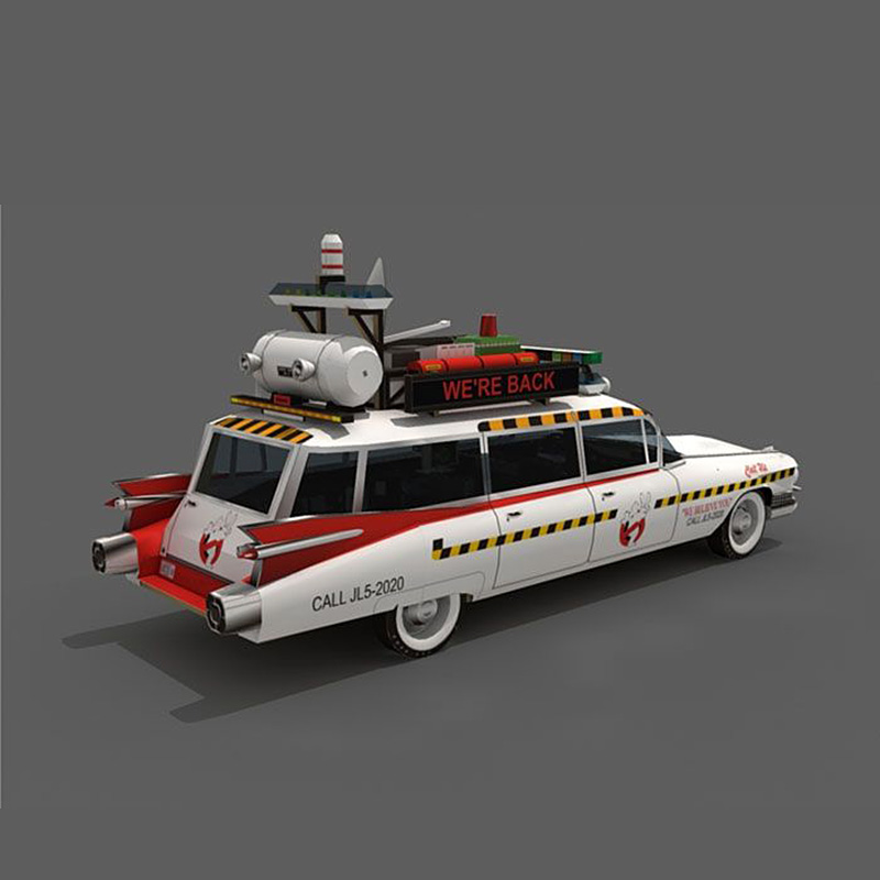 Ghostbusters Mobil Ecto-1A 1:2 - Art Craft With Cardboard ulasan dan harga
