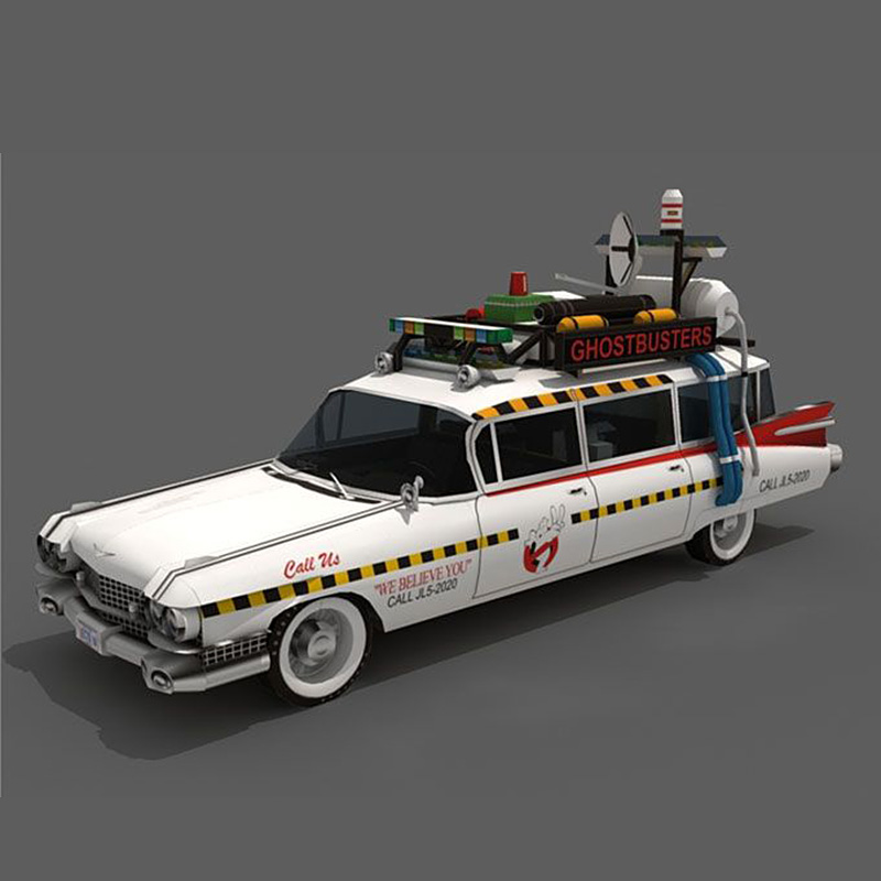 Ghostbusters Mobil Ecto-1A 1:2 - Art Craft With Cardboard ulasan dan harga