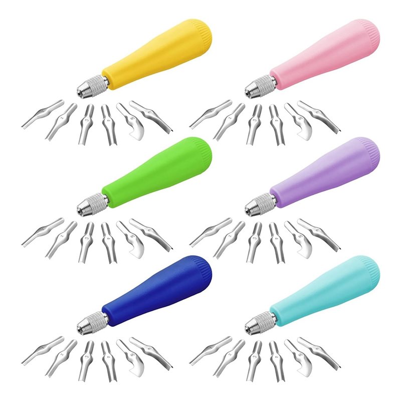 B14C 24Pack Kit Pemotong Linol - Linocut Carving Tool ulasan dan harga