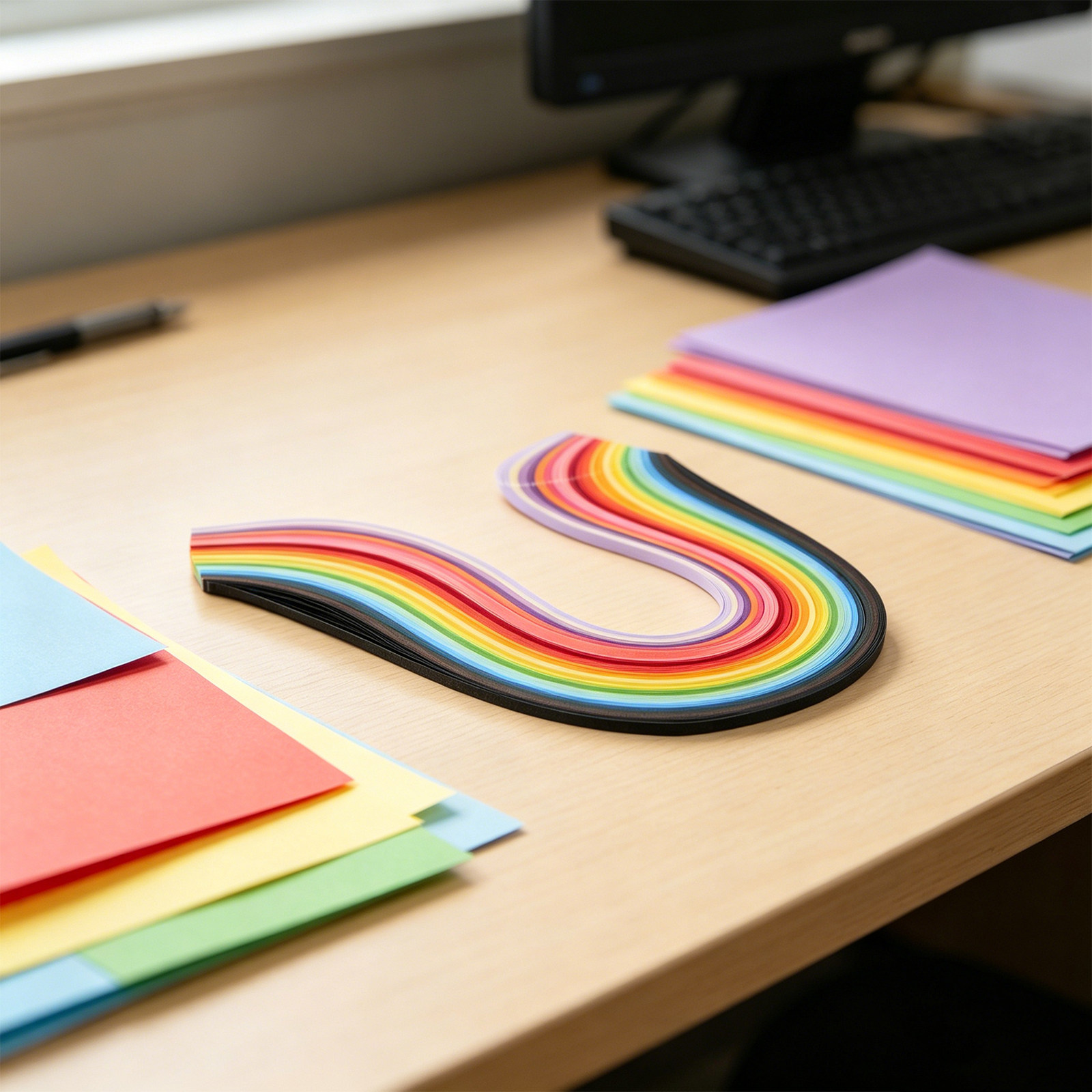 Kertas Quilling Lebar 3Mm Berb - Quilling Paper Strips ulasan dan harga