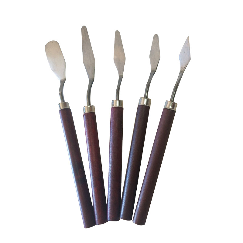 5 Buah Palet Pisau Lukisan Bes - Painting Knife Palette ulasan dan harga