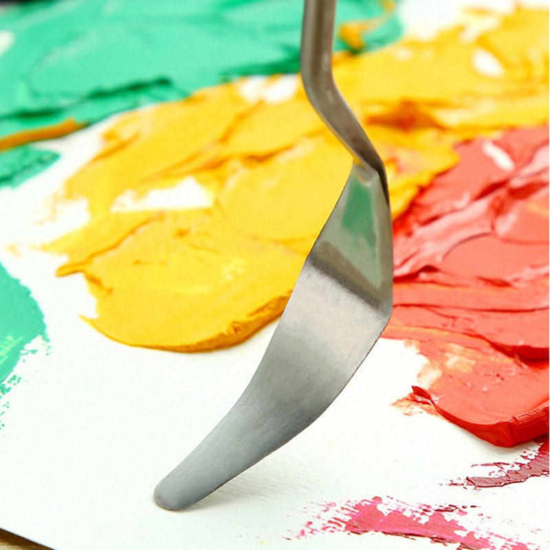 5 Buah Palet Pisau Lukisan Bes - Painting Knife Palette ulasan dan harga