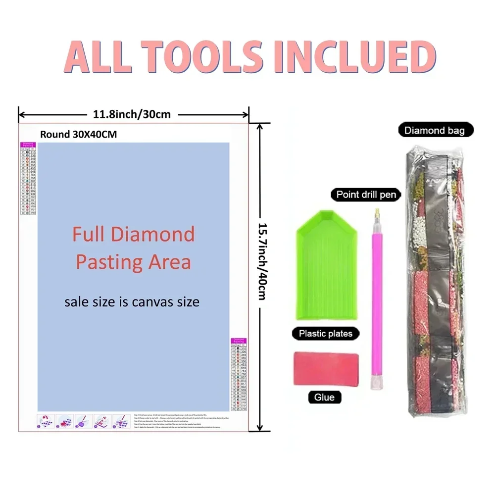 Lukisan Berlian DIY Seni Dindi - Art Craft Girl ulasan dan harga