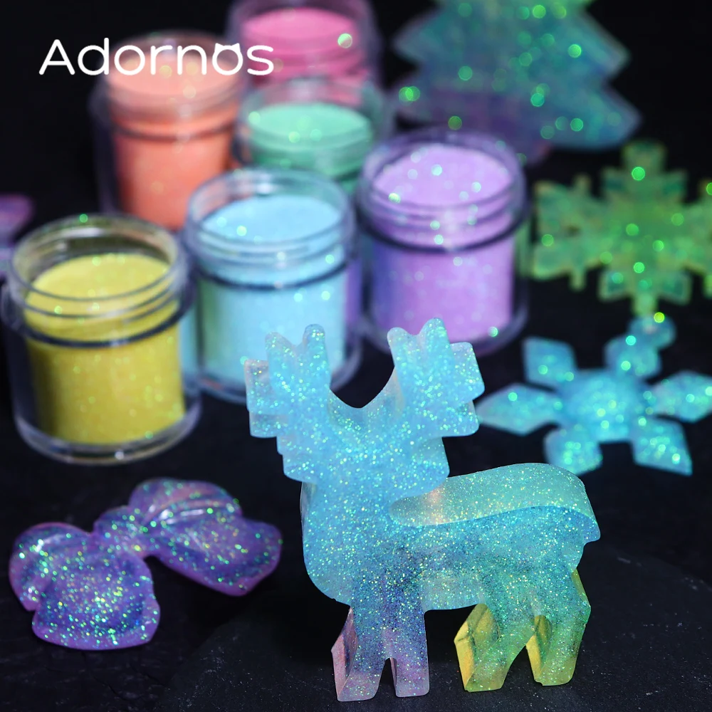 Bubuk gula Glitter warna-warni - Resin Pigment Powder ulasan dan harga