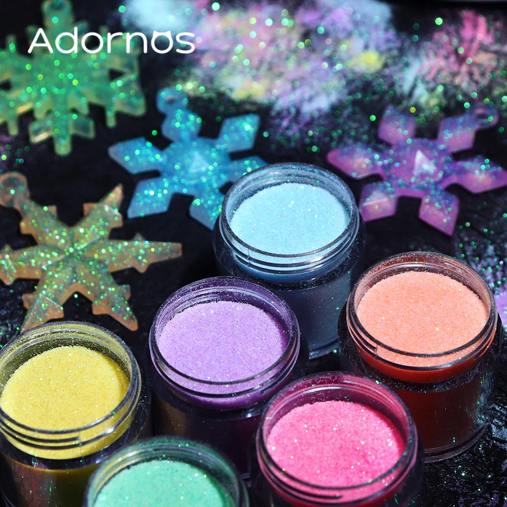 Bubuk gula Glitter warna-warni - Resin Pigment Powder ulasan dan harga