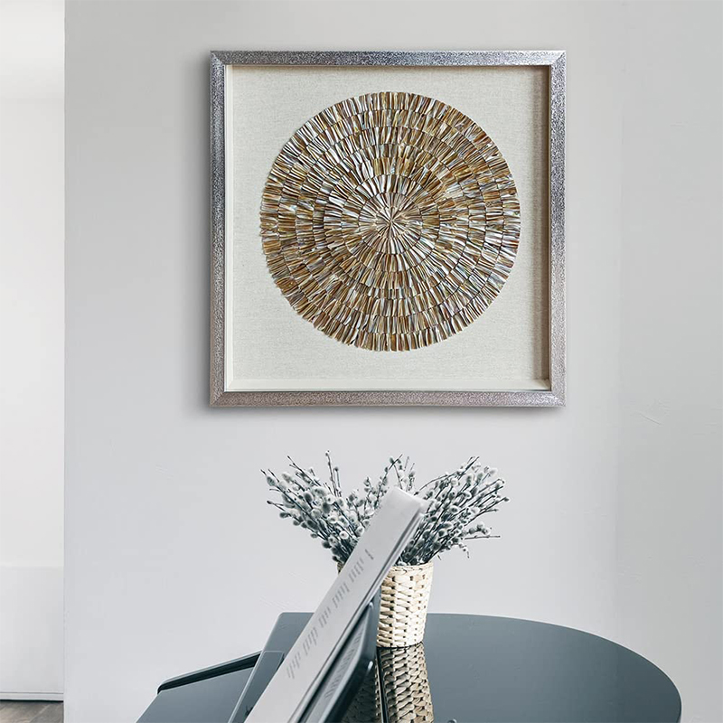 Lukisan Dinding Mosaik Kerang  - Art And Craft Nature ulasan dan harga