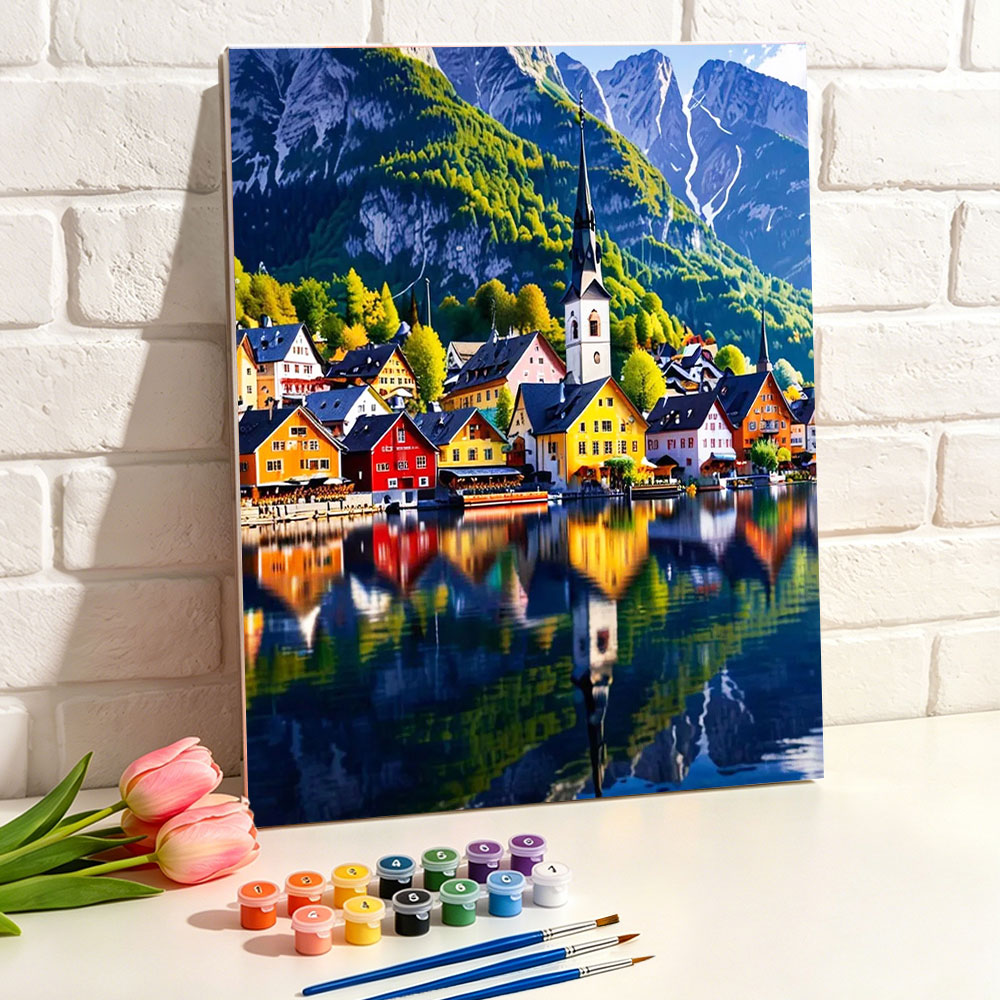 Lukisan Minyak Digital DIY Luk - Art Craft Village ulasan dan harga