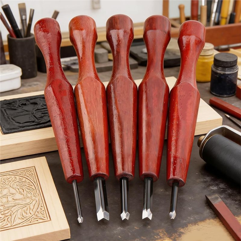 A34R Pisau Pahat Kayu Segitiga - Linocut Carving Tool ulasan dan harga
