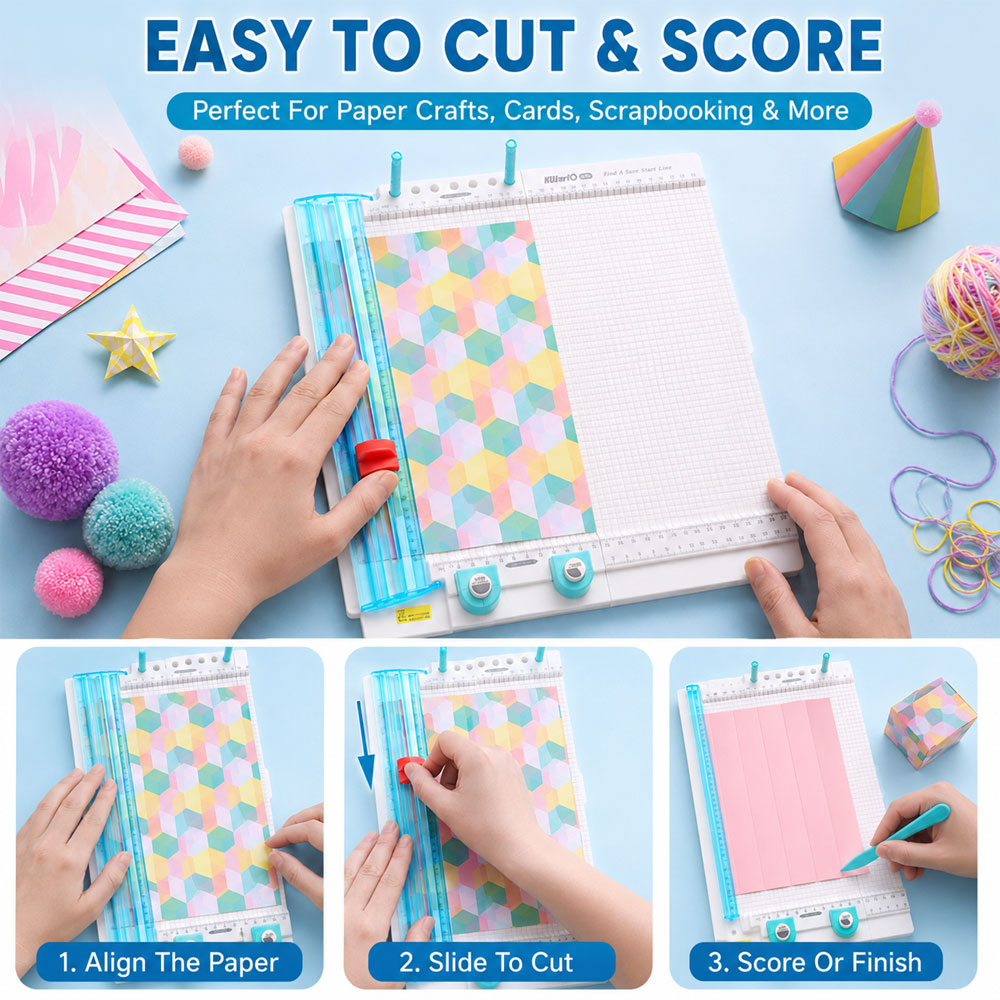 Pemotong Kertas & Papan Lipat  - Art Craft With Cardboard ulasan dan harga