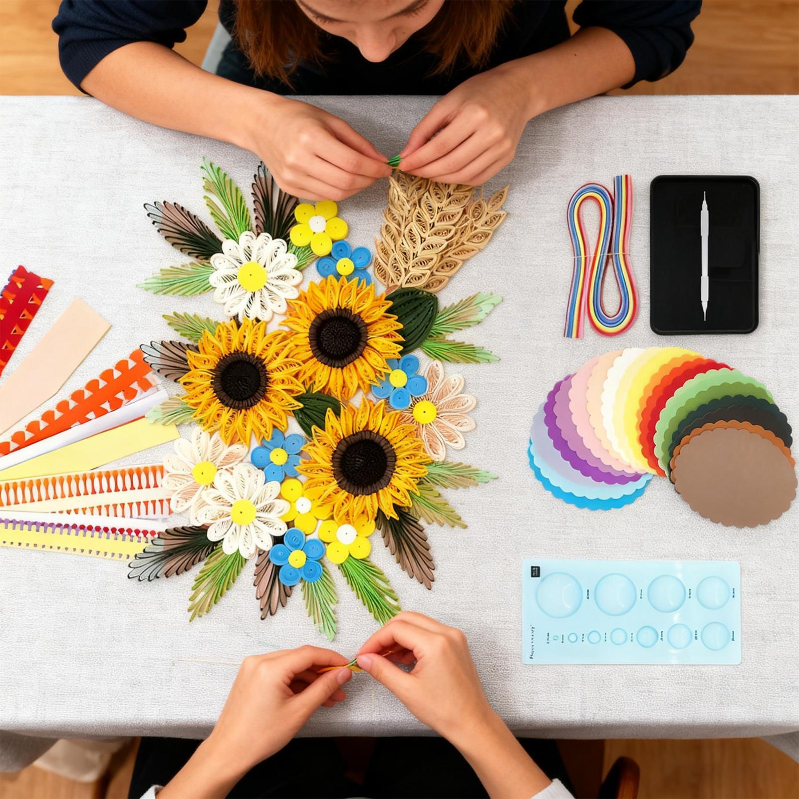 Alat Quilling Kertas Perlengka - Quilling Paper Strips ulasan dan harga