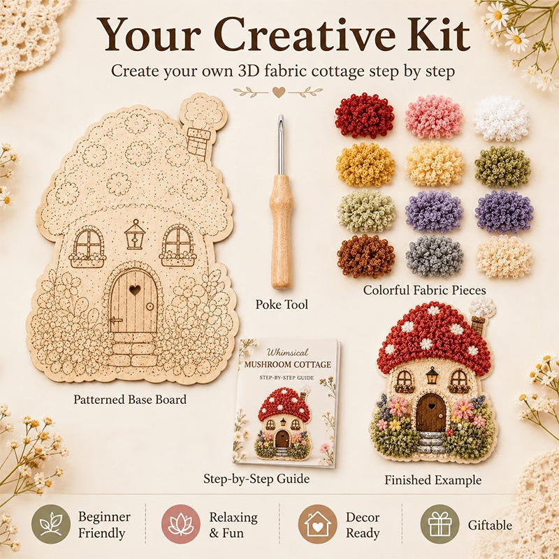 Kit Kerajinan DIY Seni Poke Ka - Art Craft Village ulasan dan harga