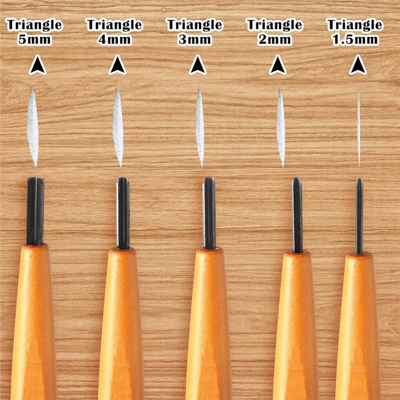 AEA9-5 Pcs Set Alat Ukir - Pis - Linocut Carving Tool ulasan dan harga