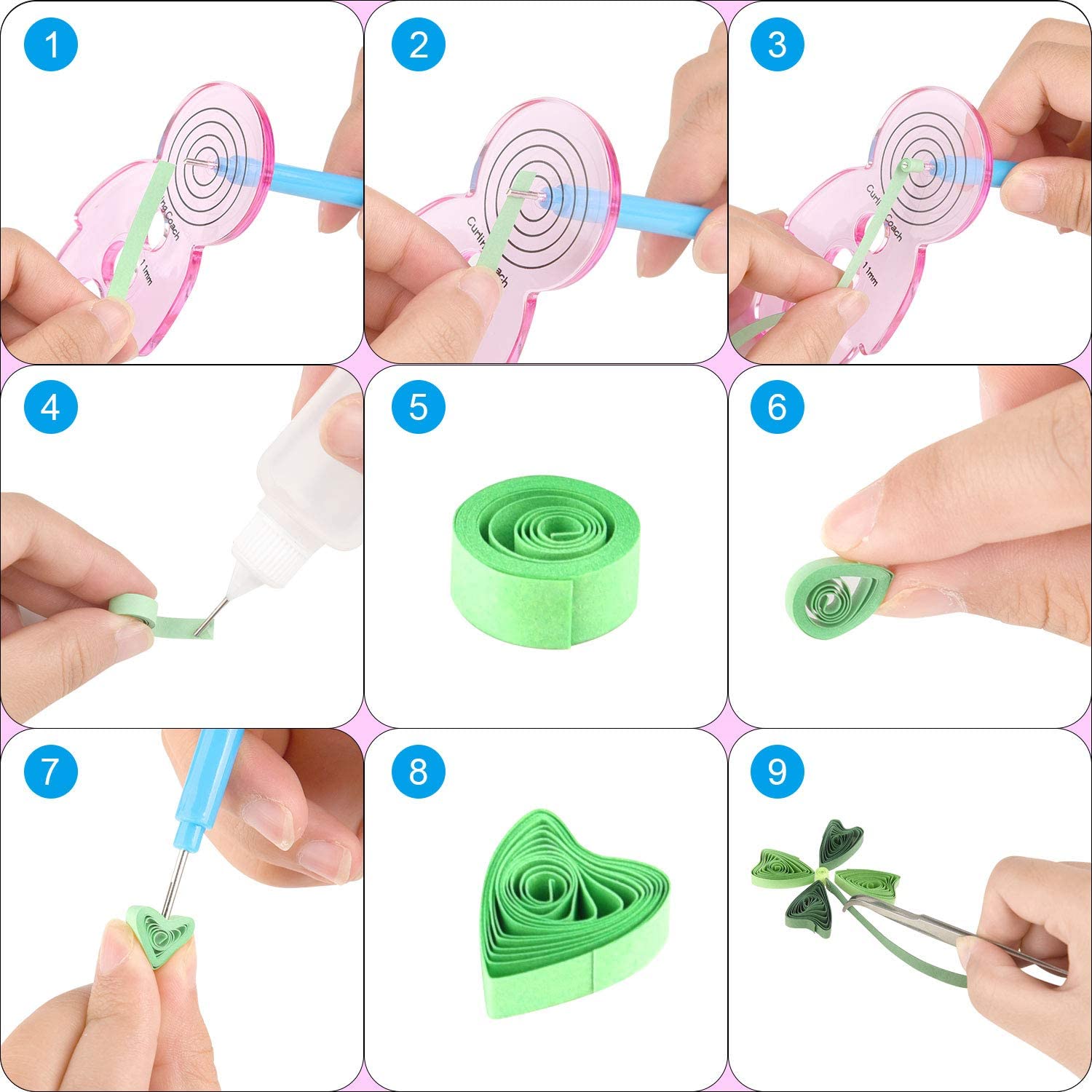 Kertas Quilling Set 18 Jenis A - Quilling Paper Strips ulasan dan harga