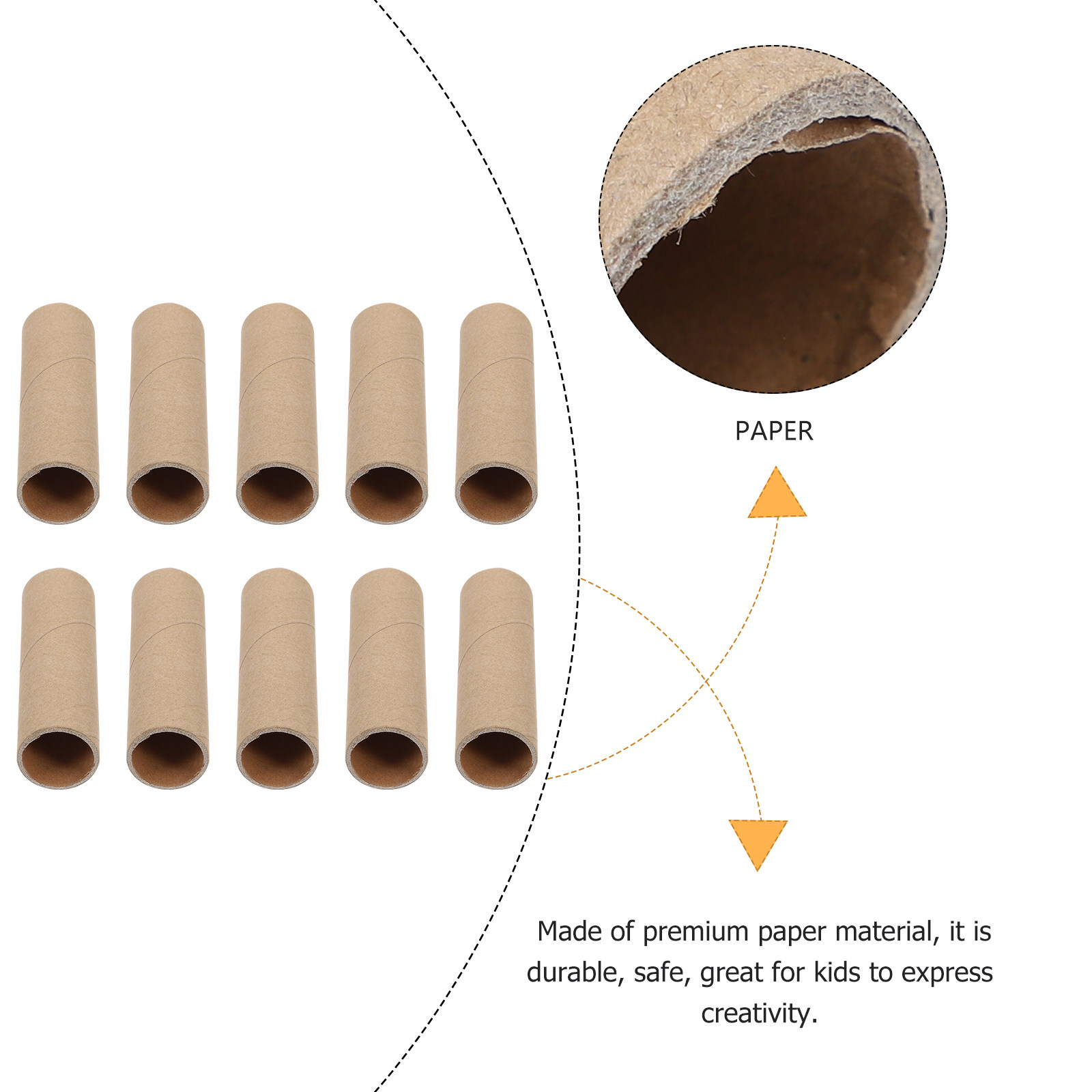 15Pcs Tabung Kertas Kraft Bula - Art Craft With Cardboard ulasan dan harga