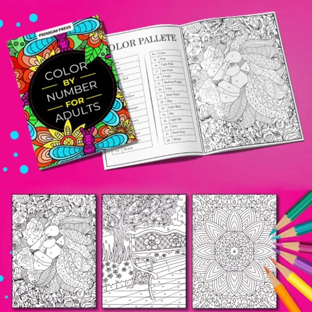 80 Halaman Buku Mewarnai denga - Art And Craft Numbers ulasan dan harga