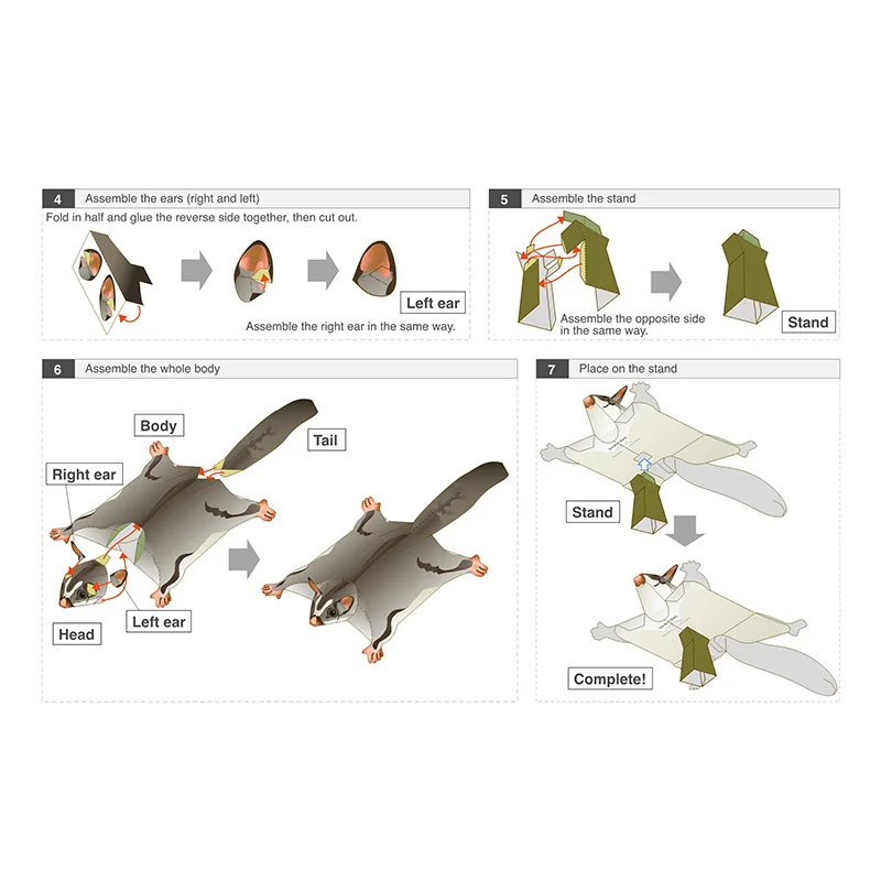 Sugar Glider Mouse terbang bua - Art Craft With Cardboard ulasan dan harga