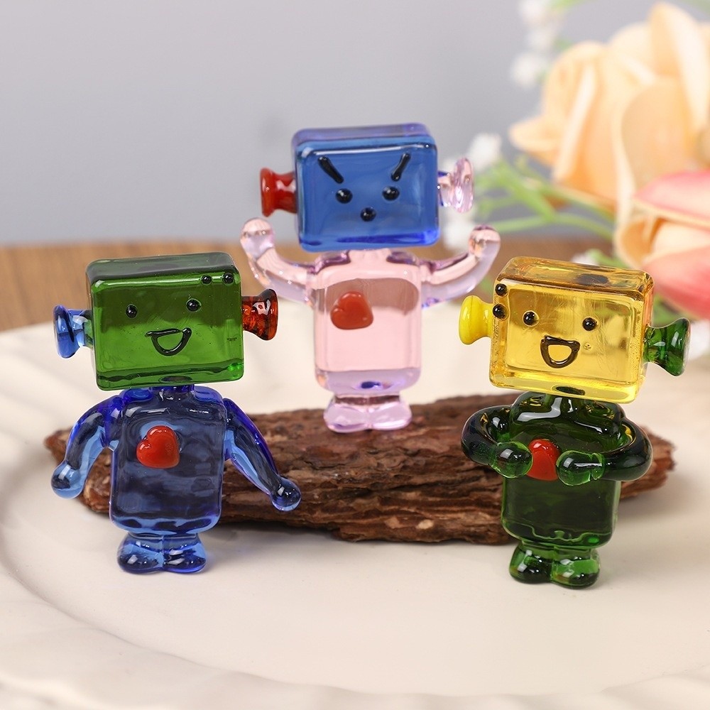 Ornamen Robot Wajah Warna-warn - Art Craft Robot ulasan dan harga