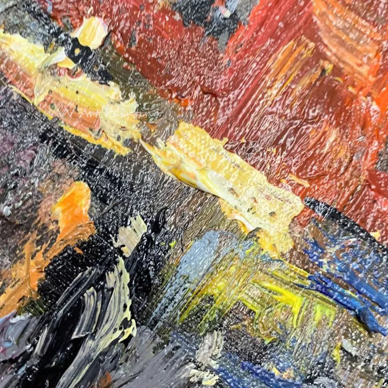 Lukisan Minyak Pemandangan Kot - Painting Knife Palette ulasan dan harga