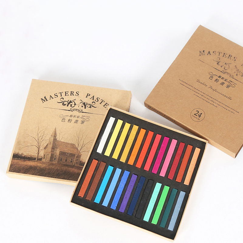 Krayon Lembut Kering Pastel 12 - Chalk Pastel Set ulasan dan harga