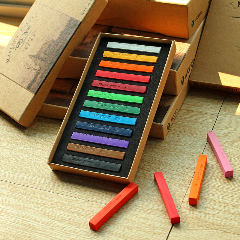 Krayon Lembut Kering Pastel 12 - Chalk Pastel Set ulasan dan harga