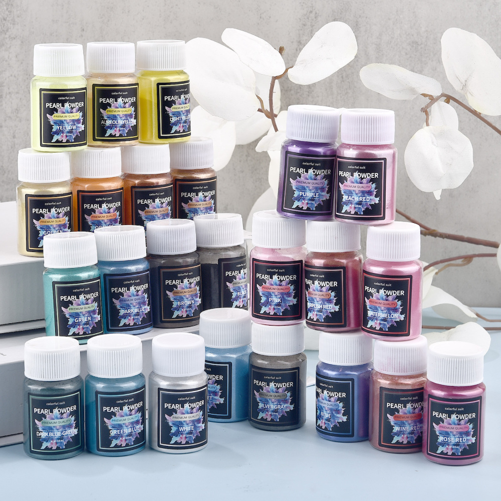 20ml Bubuk Mineral Mika Alami  - Resin Pigment Powder ulasan dan harga
