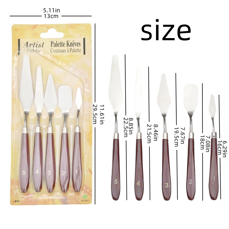 Perlengkapan Seni Kuas Palet C - Painting Knife Palette ulasan dan harga