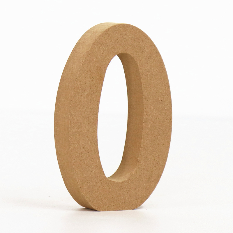 1 buah angka kayu warna kayu 1 - Art And Craft Numbers ulasan dan harga